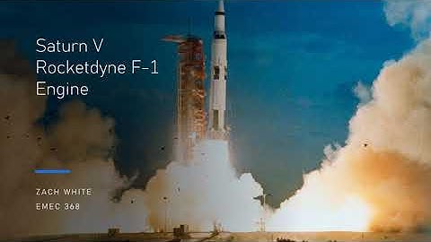 Saturn V Rocketdyne F-1 Engine | EMEC368