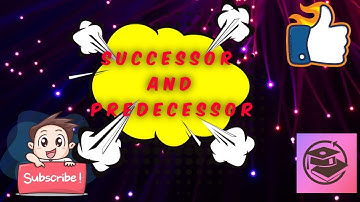 #WHOLENUMBERS / CBSE / CLASS 6 /CH-2 /SUCCESSOR AND PREDECESSOR