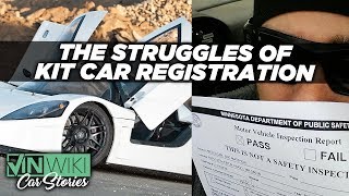 How hard is it to register a garage built supercar?