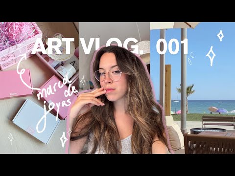 Studio vlog 001 | Llevando una marca de joyas, bellas artes...