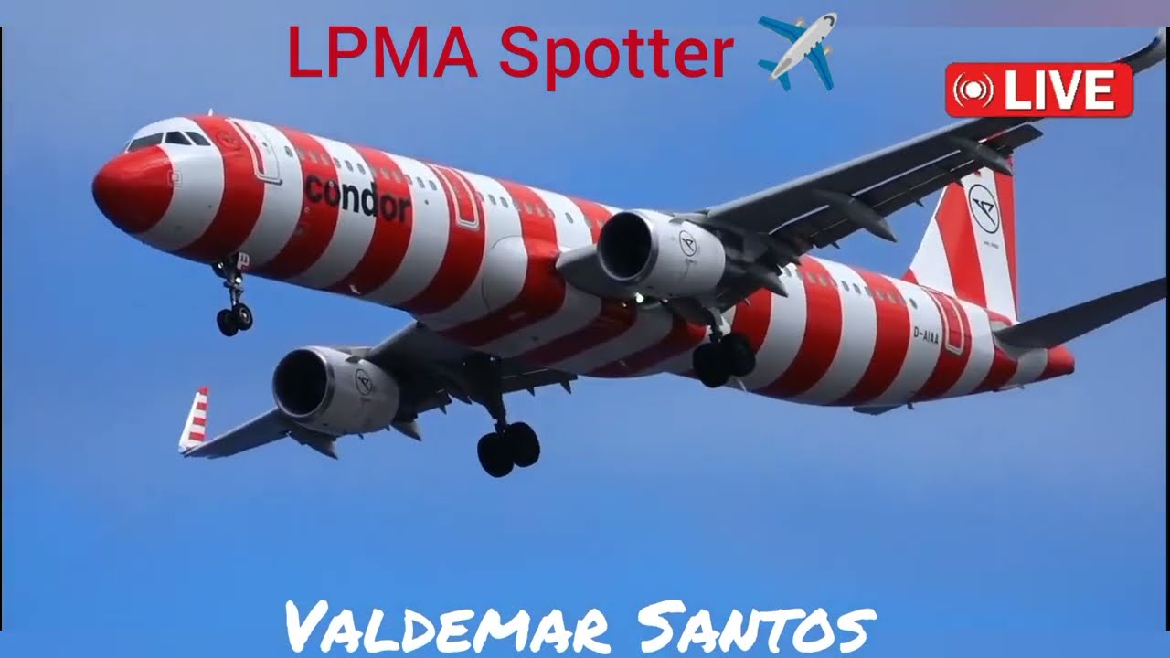 3 AMAZING LANDING CONDOR STRIPED at Madeira Airport ✈️