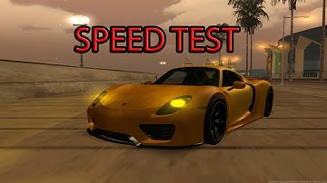 SeeMTA V2 PORSCHE 918 SPYDER SPEED TEST!