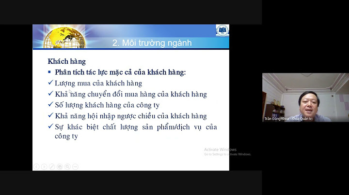 Phaant ích môi trường ngành là phân tích gì