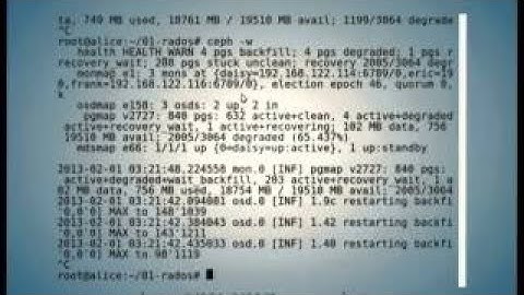 [Linux.conf.au 2017] Ceph object storage, block storage, file system, replication.