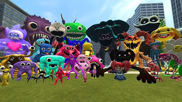 ALL SMILING CRITTERS VS ALL FNAF 1-10 ANIMATRONICS In Garry