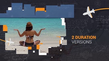 After Effects Template Royalty Free Destination Travel Slideshow