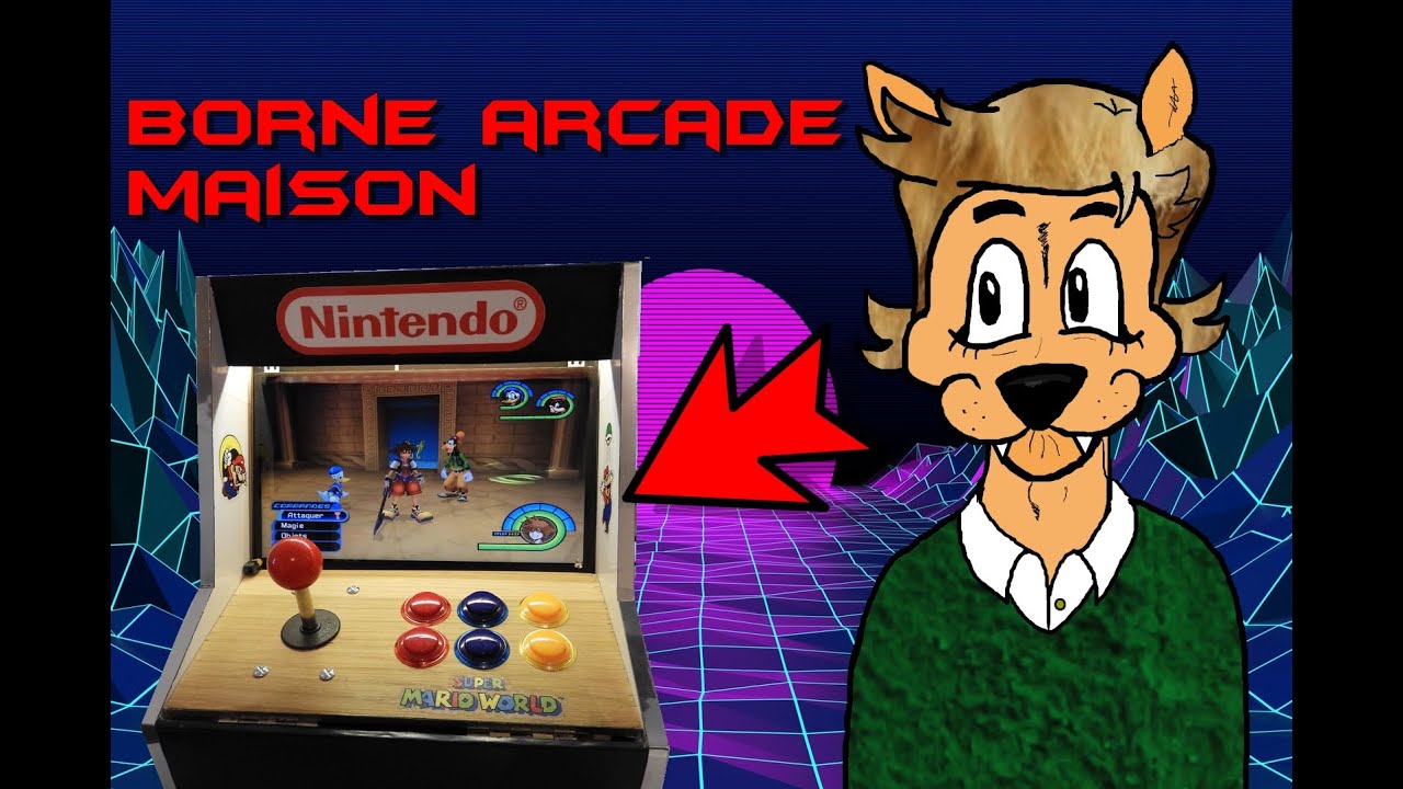 borne arcade avec pc portable
