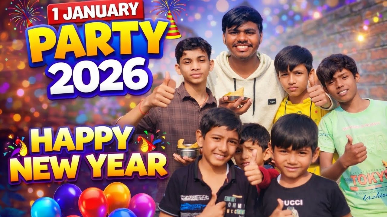 1 January Party with brothers 🥰 2026!