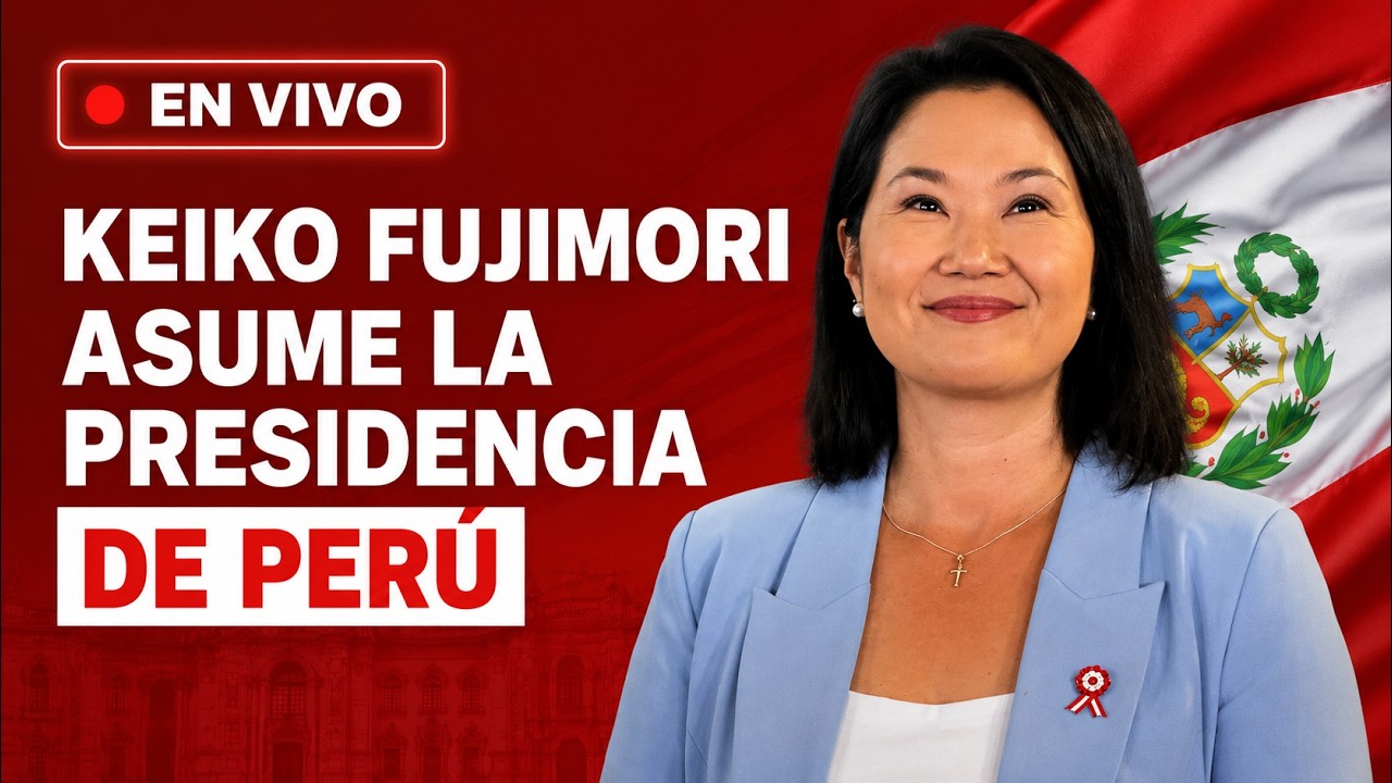 LIVE: Keiko Fujimori takes office as president of Peru