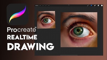 How to Draw an EYE | Real Time Drawing |  IpadPro Procreate