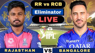 Live: Rajasthan Royals vs Royal Challengers Bangalore IPL | RR vs RCB Live Eliminator Match IPL 2024