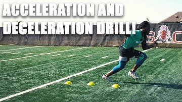 Work on acceleration and deceleration with this drill