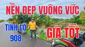 🧧ĐÃ BÁN🧧MS 10130 | Bán nhanh 1213m² đất mặt tiền tỉnh lộ 908 – giá cực rẻ (CÓ TÁCH LẺ)