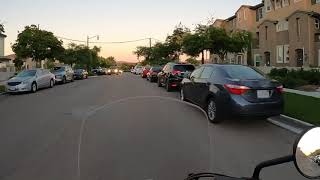 Motorcycle ride in Chula Vista with GoPro: Oct. 2021