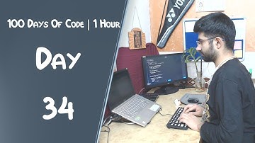 100 days of code | Day 34 | 1 Hour Study With Me | 60/10 Pomodoro | Stream 64