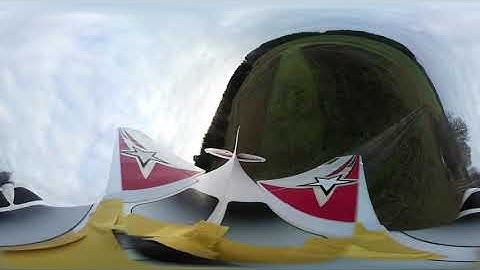 Multiplex FunCub XL with Samsung Gear 360 onboard