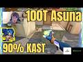 100T Asuna on Neon | 6 First Kills, 90% KAST, Huge Impact!!!