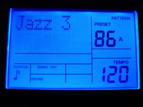 Alesis SR-18 Drum Machine Patterns, part 3 of 5