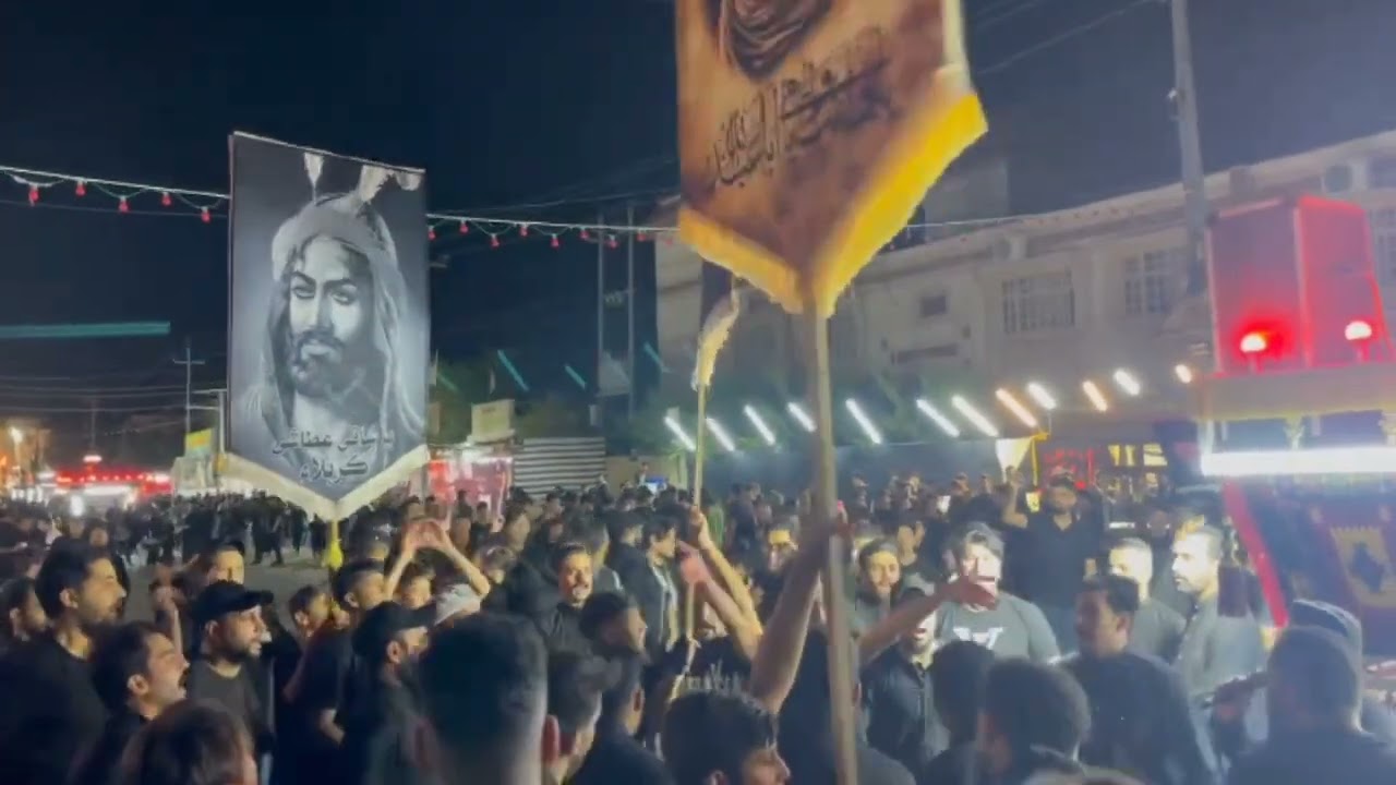 موكب الحجه المنتظر ليله ابو الفضل العباس 2024