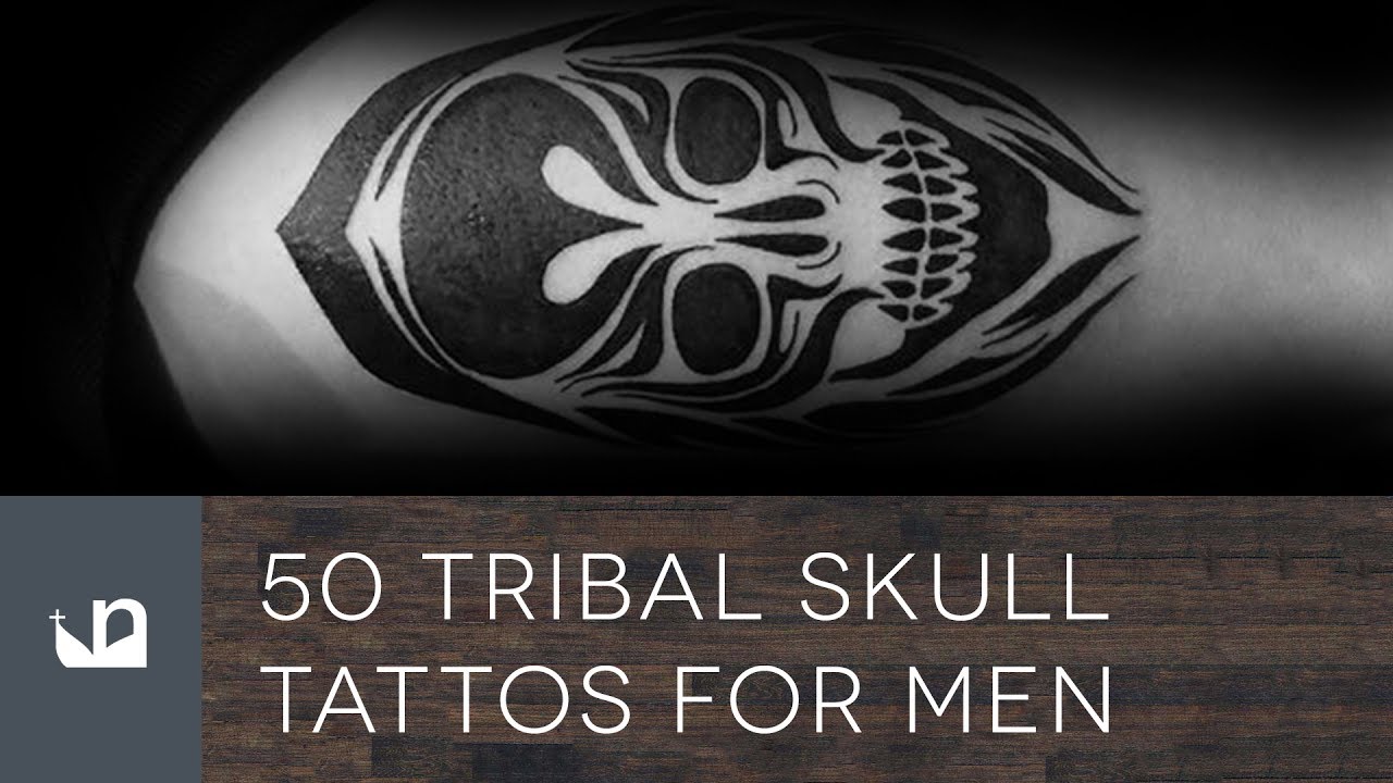 50 Tribal Skull Tattoos For Men