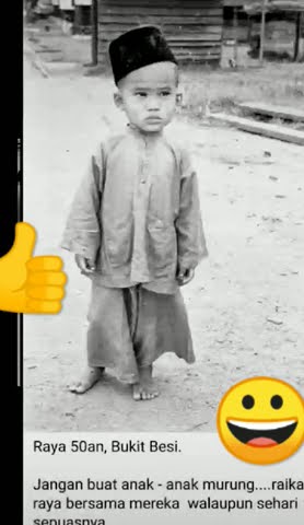 bohong hampa tidak rindu kenangan terindah zaman dahulu bila hari raya tahun 60an 50an 70an