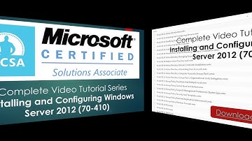 Installing and Configuring Windows Server 2012 (70-410)