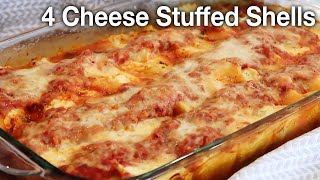 4 Cheese Stuffed Shęlls | Easy Italian Food | The Carefree Kitchen