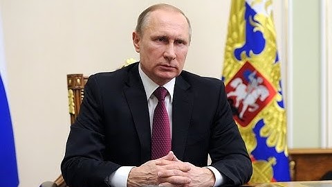Обращение Владимира Путина в связи с принятием совместного заявления России и США по Сирии