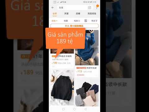 Hướng dẫn tìm kiếm sản phẩm Taobao trên điện thoại | Foci