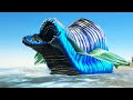 MAN EATING GIANT LEECH SO NASTY !!! ARK Survival Evolved Pugnacia Dinos ARK MODDED E07