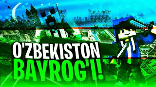 MINECRAFT ● OZBEKISTON BAYROGI ● O'ZBEKCHA O'YINLAR screenshot 2