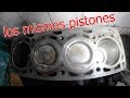 los  mismos pistones reconstrucción o reparación de un motor cross fox, polo o lupo parte 4