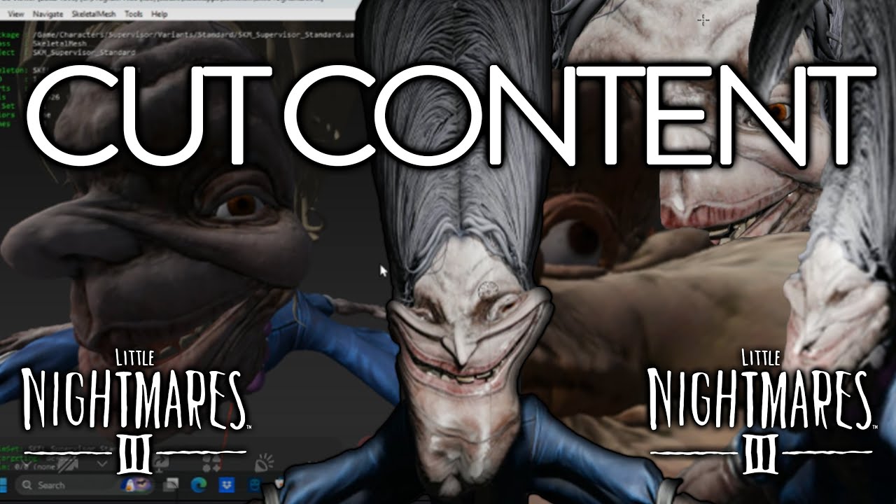 THIS IS THE LITTLE NIGHTMARES 3 THAT GOT CUT Exclusive Unused Models Showcase