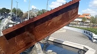 9/11 Fallen Heroes Memorial (Featuring A Massive Piece of The World Trade Center) - Ybor City, FL.