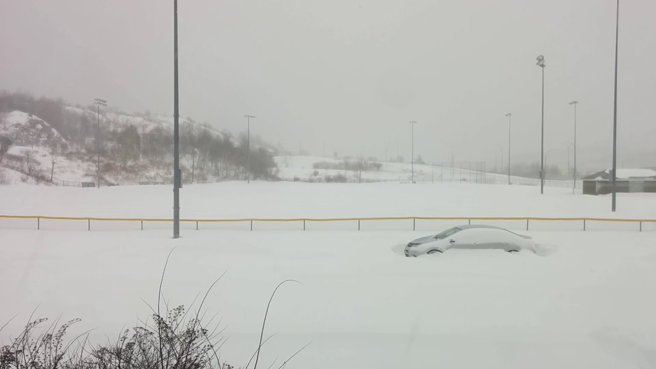 Winter Blizzard Time Lapse - YouTube