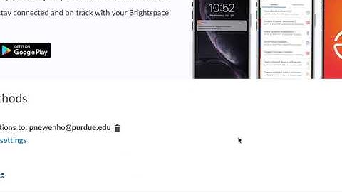 How to Change Notification Settings in Brightspace
