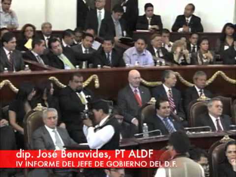 Dip. Jos Benavides - IV Informe de Marcelo Ebrard....