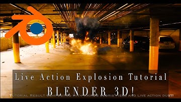 Blender 3d Explosion tutorial: Live Action shot: Ft. Khaos
