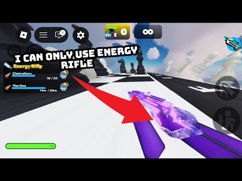 I can only use energy rifle in roblox rivals - YouTube