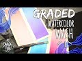 How to Paint a Graded Wash in Watercolors ♦ Watercolor Basics Tutorial