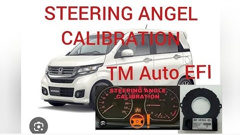 #How To Fix Calibration zero point steering angle position sensor  #C0051-96  Honda N wagon