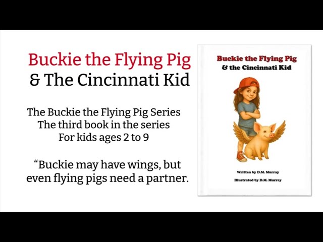 A book about a flying pig and a girl in Cincinnati