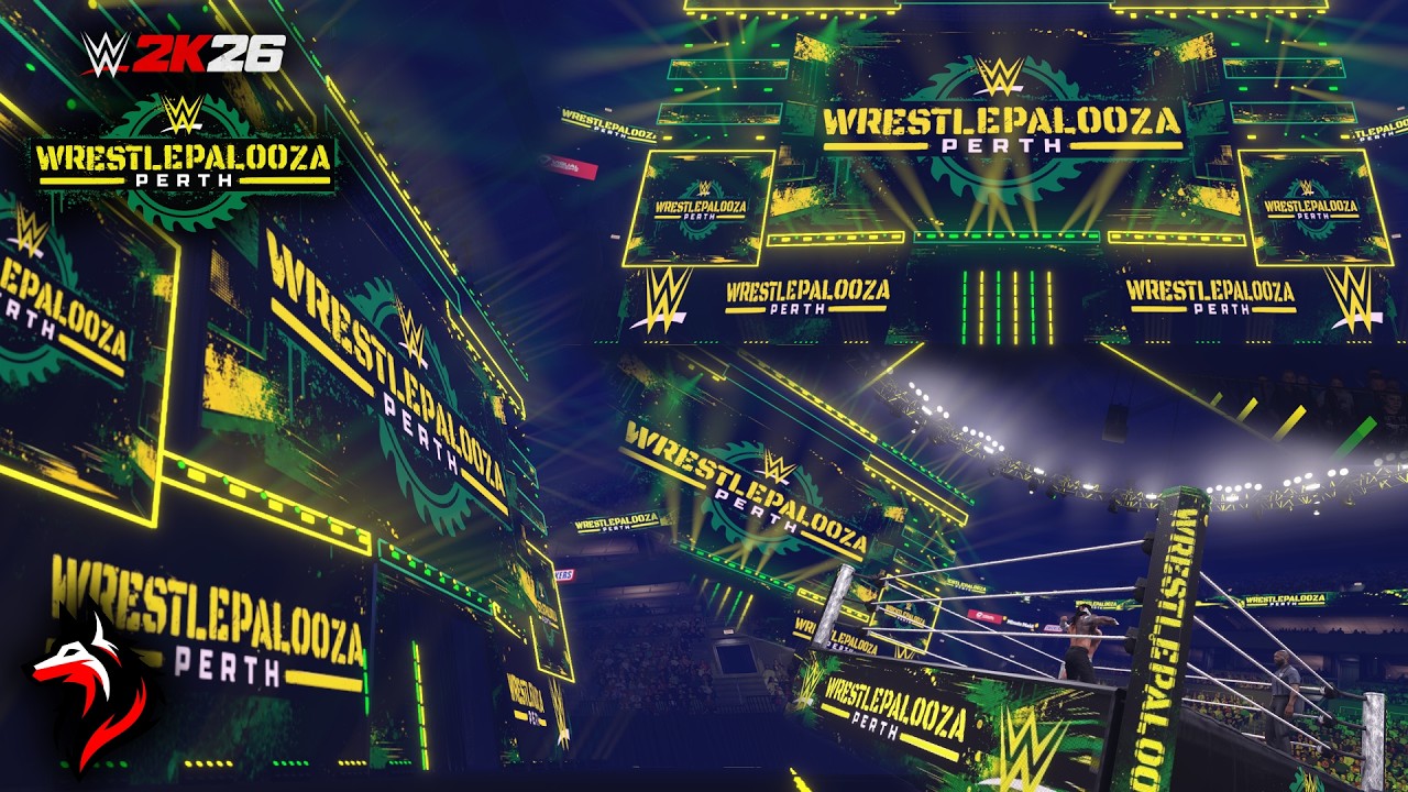 WWE 2K26: WRESTLEPALOOZA PERTH 2026 CONCEPT! Arena Mod