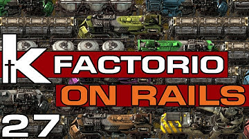 Factorio On Rails | 27 | Not Making Everything | Factorio Train Base Let
