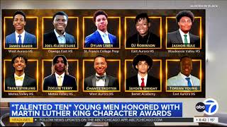 ABC7: Talented Ten to Receive MLK Character Awards in Aurora