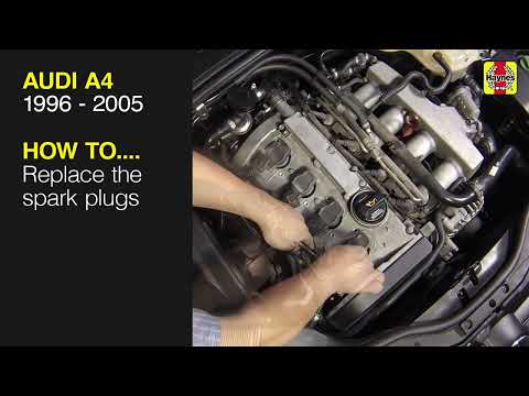 How to Replace the spark plugs on the Audi A4 1996 to 2001