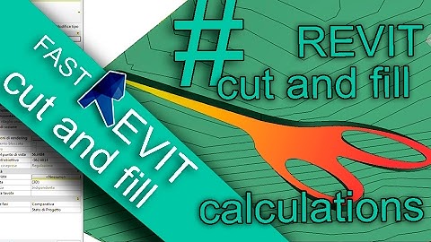 Revit cut and fill calculation   calcolo sterro e riporto
