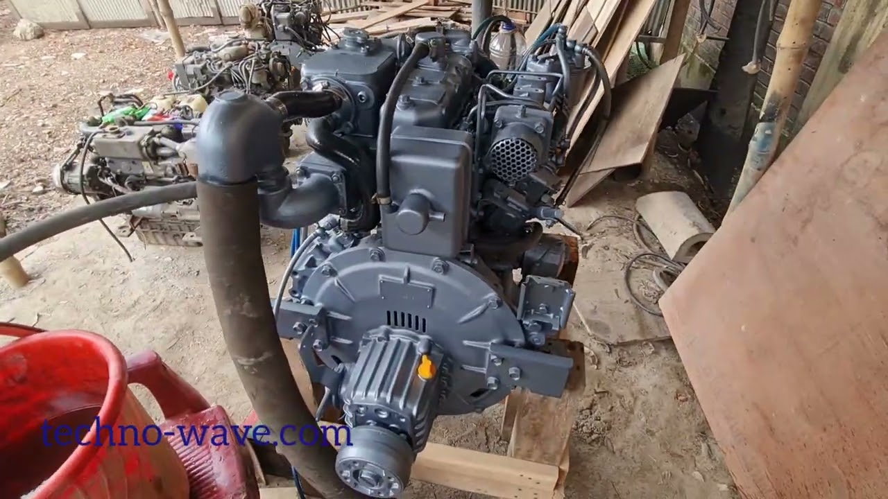 Yanmar 3jh30a after overhaul & repaint