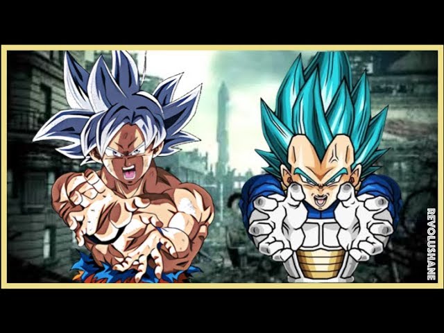 SSJ4 Goku and Vegeta Do The Kamehameha and The Final Flash On Omega #d, Dragon Ball