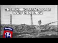 The running paratrooper  wwii then  now